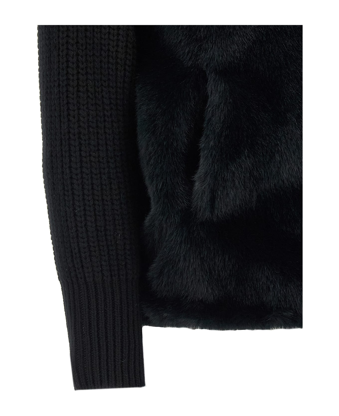 Herno 
resort
 Faux Fur Jacket - BLACK