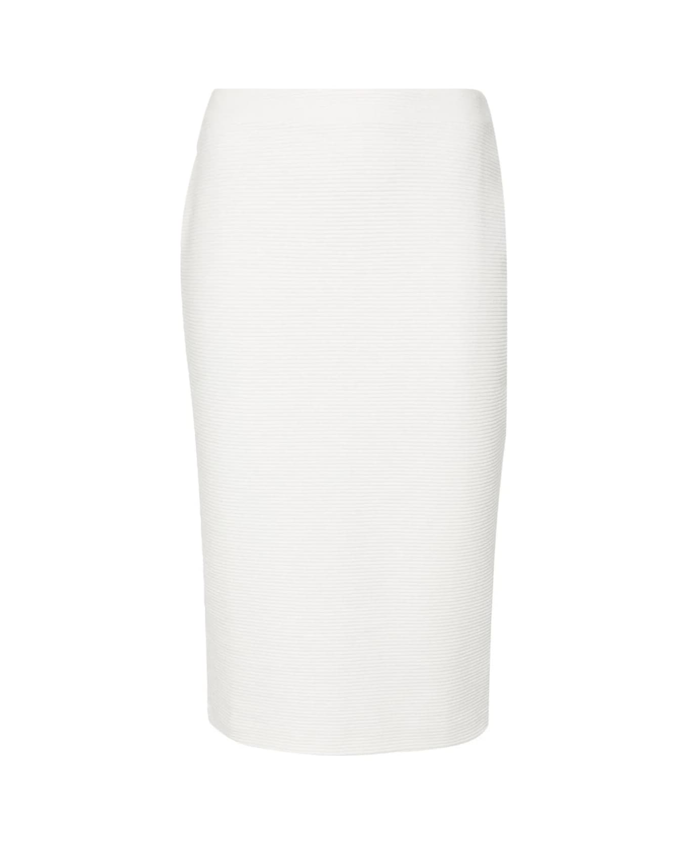 Emporio Armani Longuette Skirt - Warm White