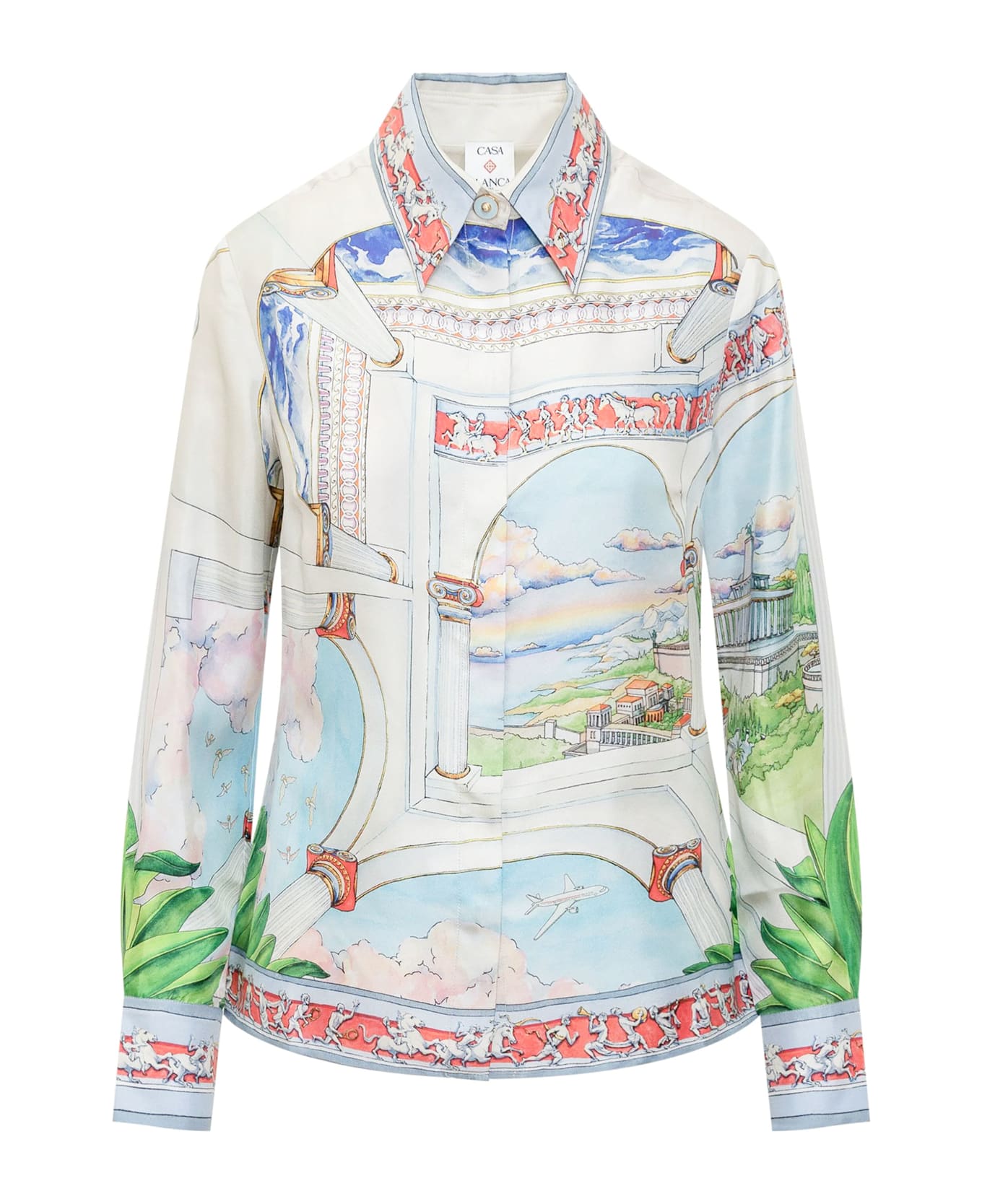 Casablanca Silk Shirt - LE PASSAGE