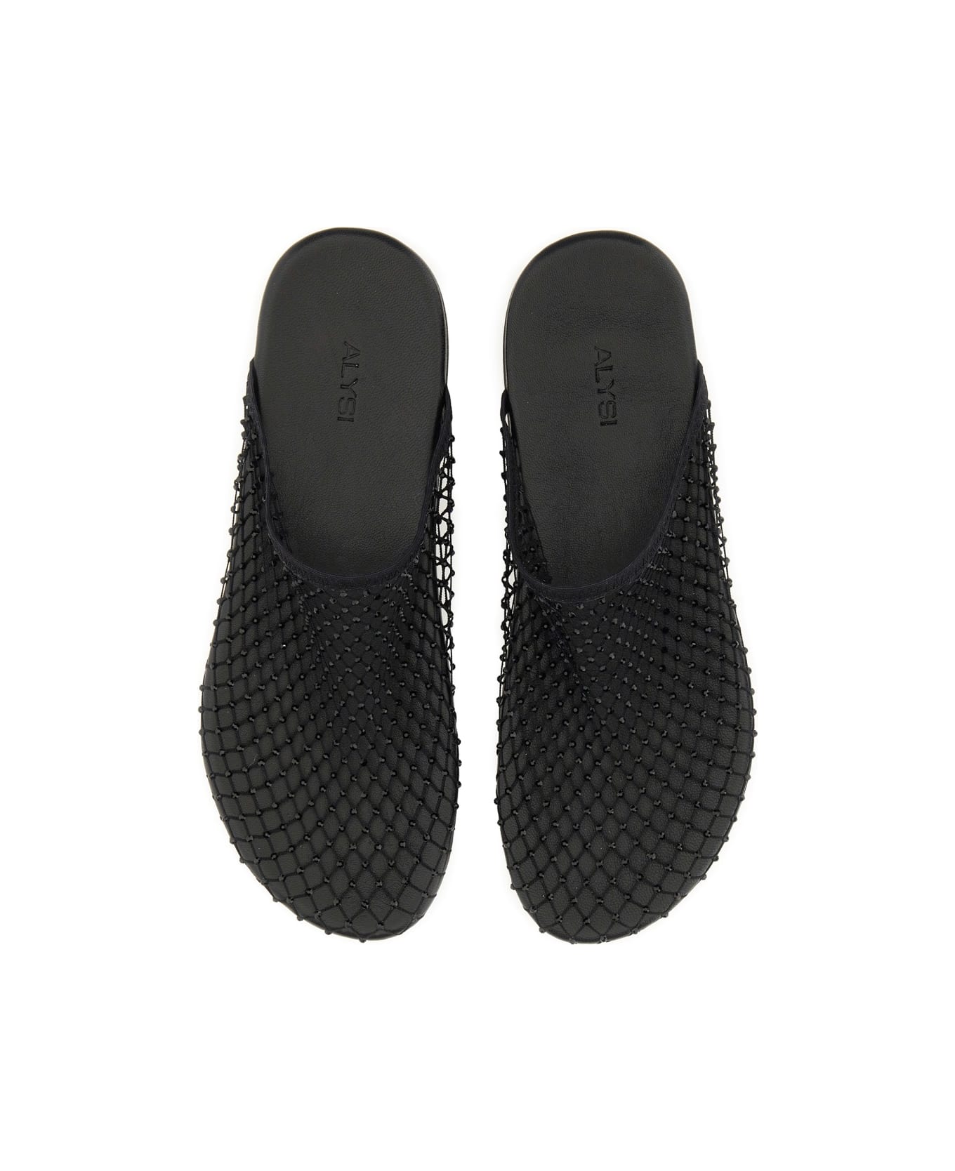 Alysi Sabot In Mesh - BLACK