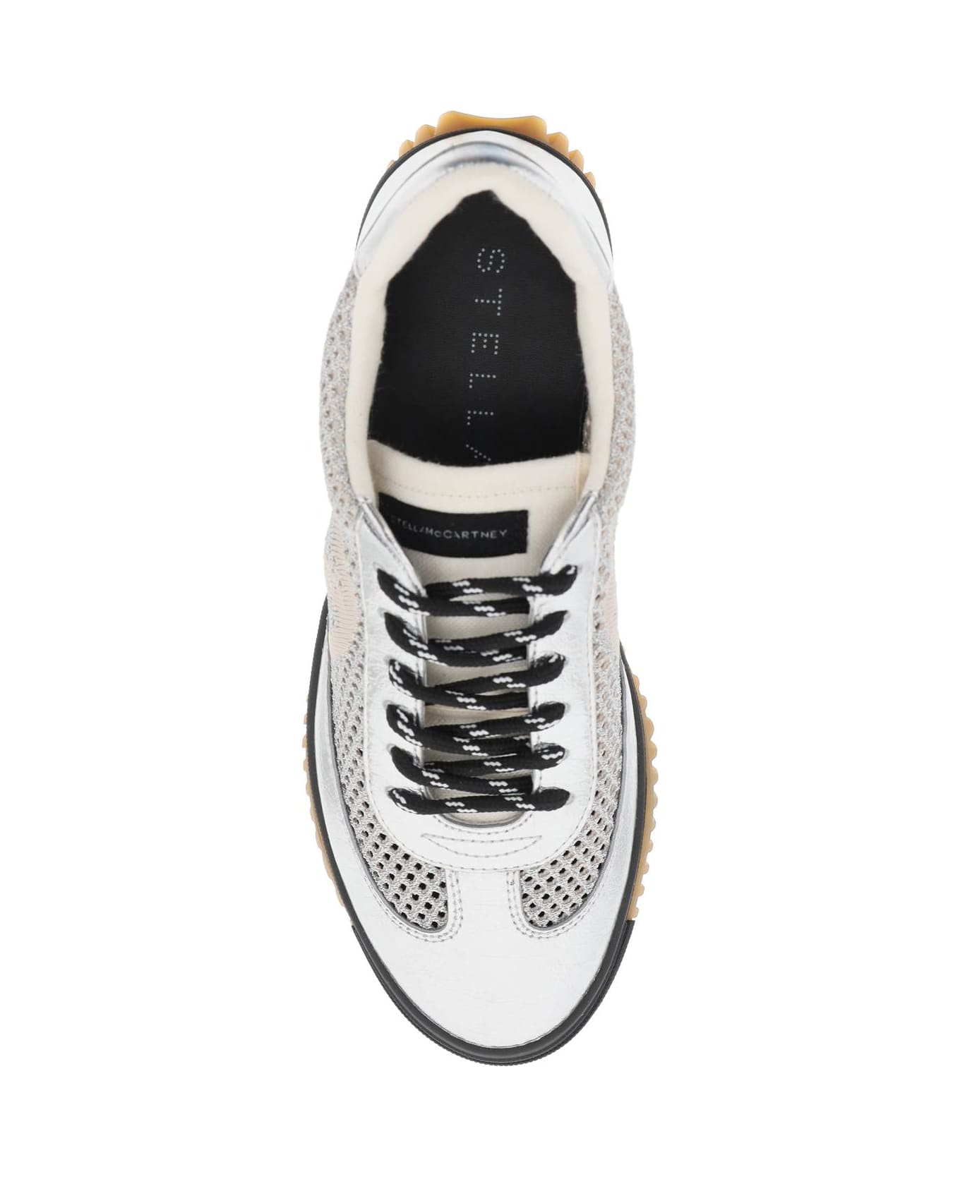 【Stella McCartney】S-WAVE SNE STELLA MCCARTNEY S-Wave Sport mesh, vegan patent-leather and