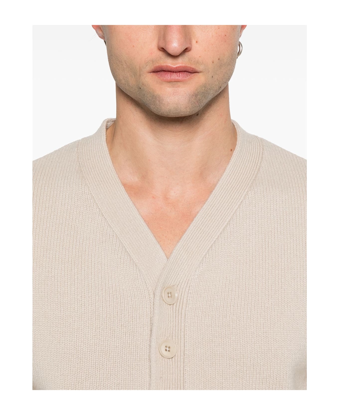 Extreme Cashmere Cardigan Cash - Eggshell