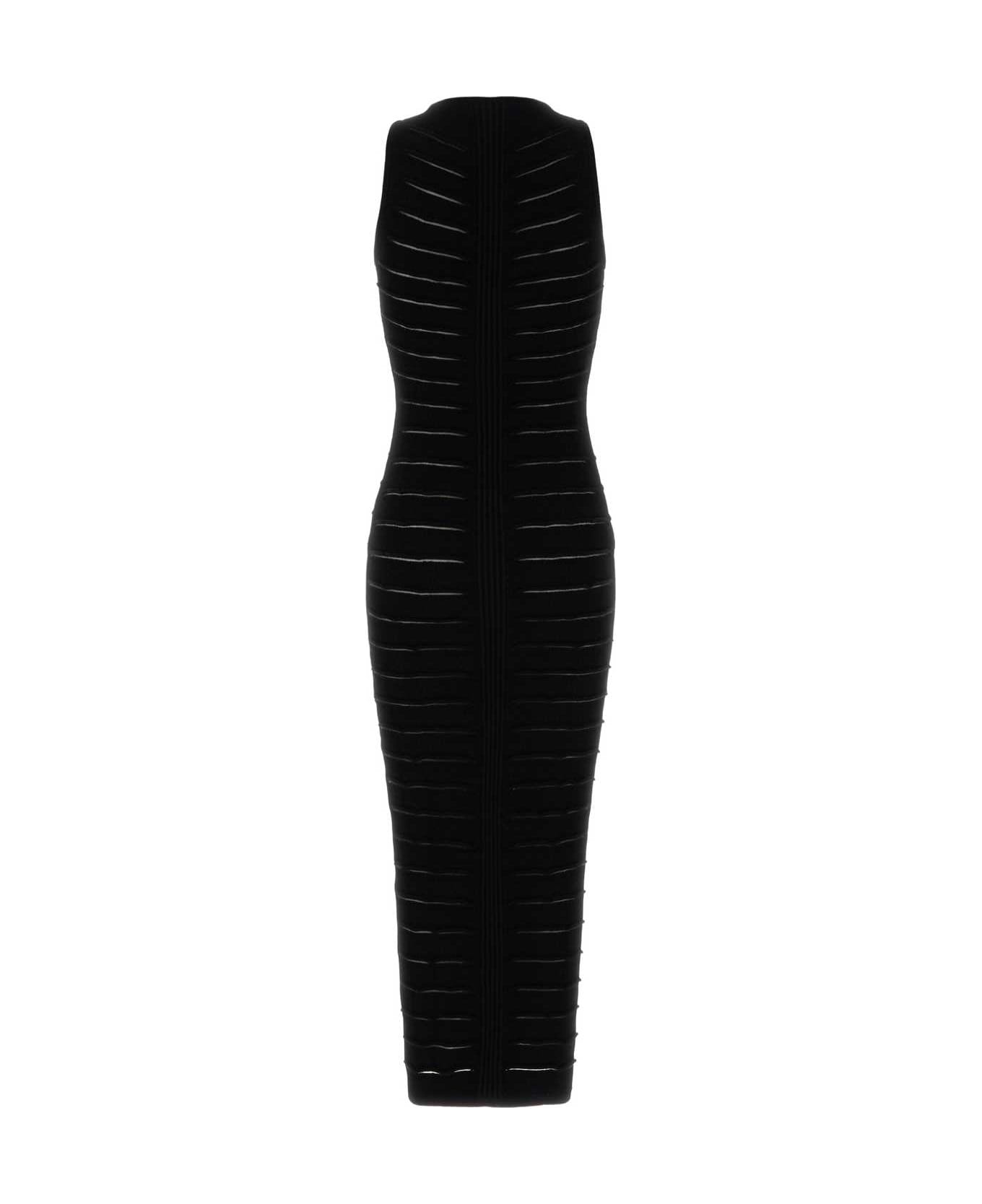Balmain Black Knit Dress - NOIR