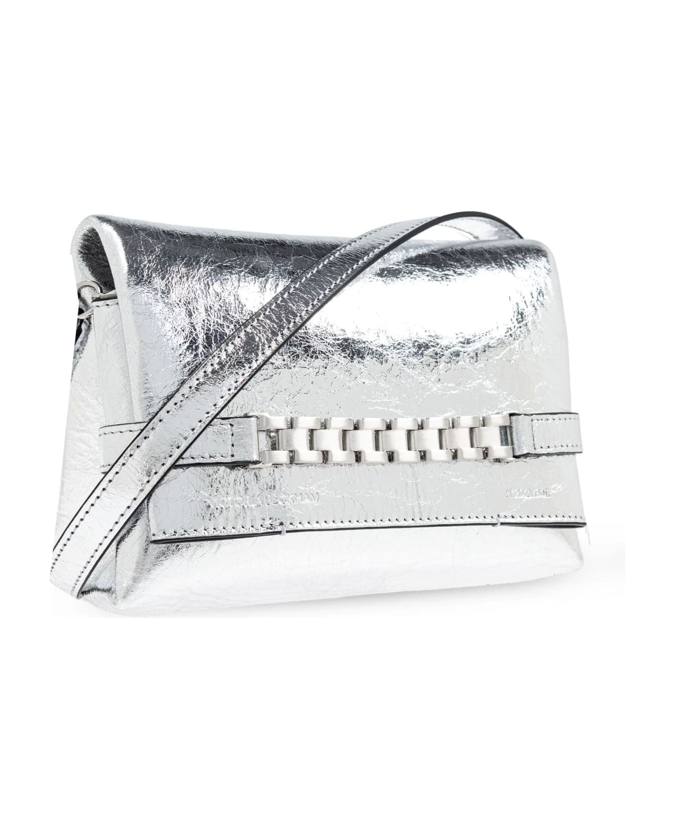 Victoria Beckham Mini Chain Poch Long Strap - Silver