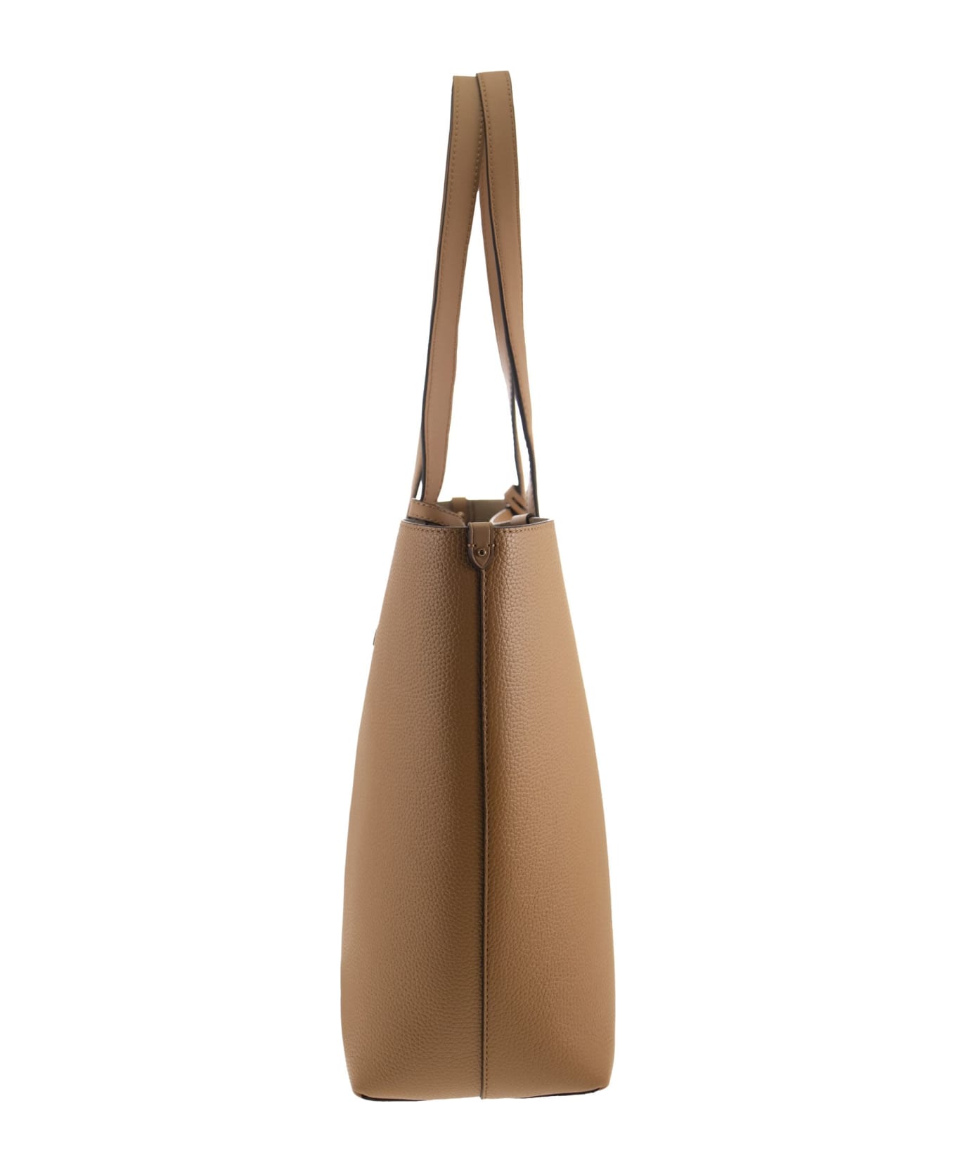 Michael Kors Extra-large 'eliza' Pale Peanut Leather Bag - Cognac