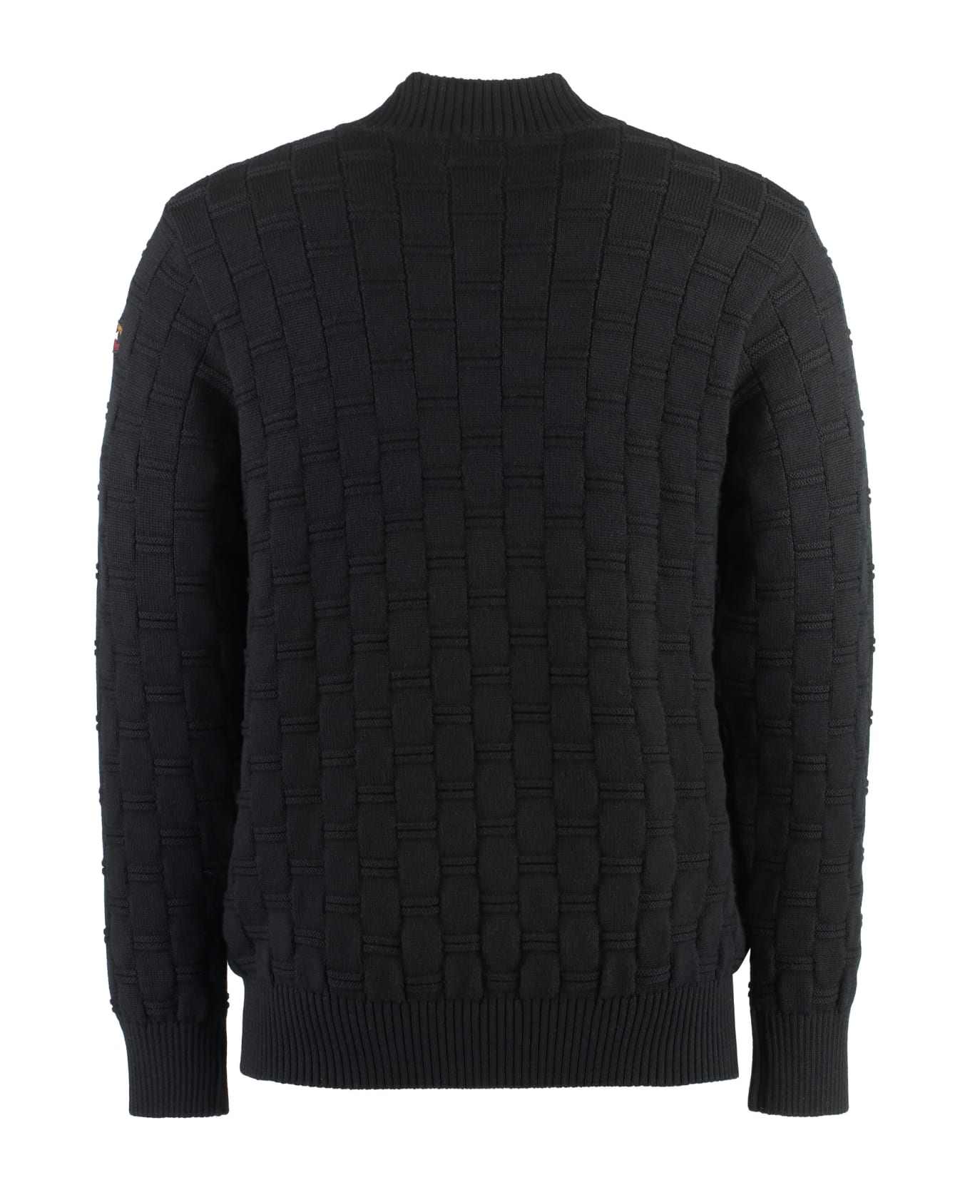 Paul&Shark Virgin Wool Crew-neck Sweater - black ニットウェア