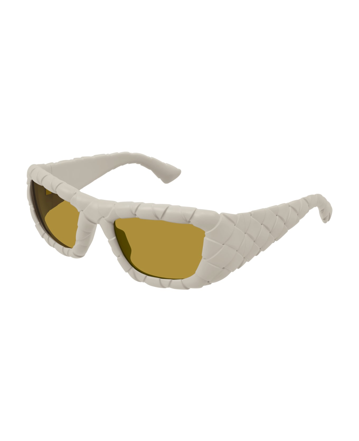 Bottega Veneta Eyewear BV1303S Sunglasses - White White Brown
