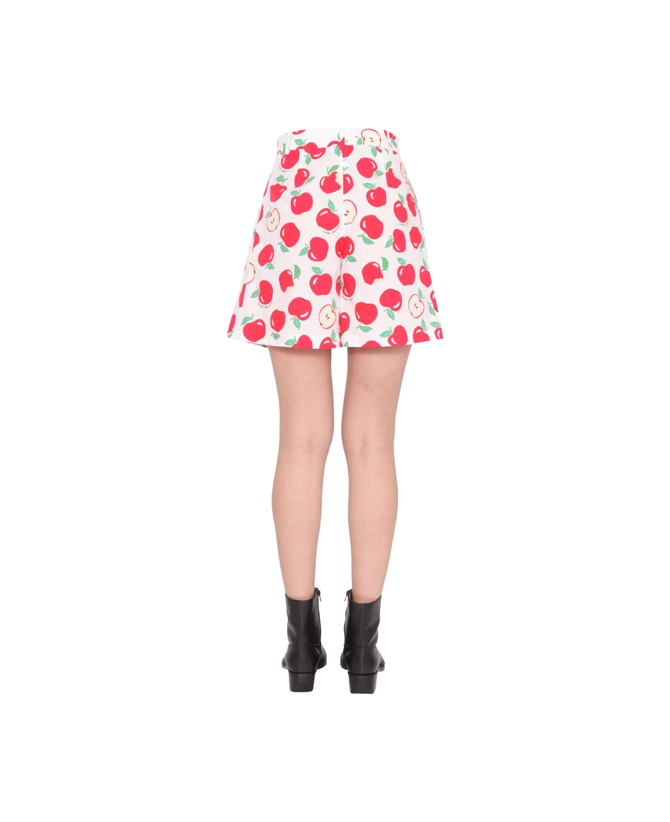 Boutique Moschino Cotton Poplin Shorts - MULTICOLOUR