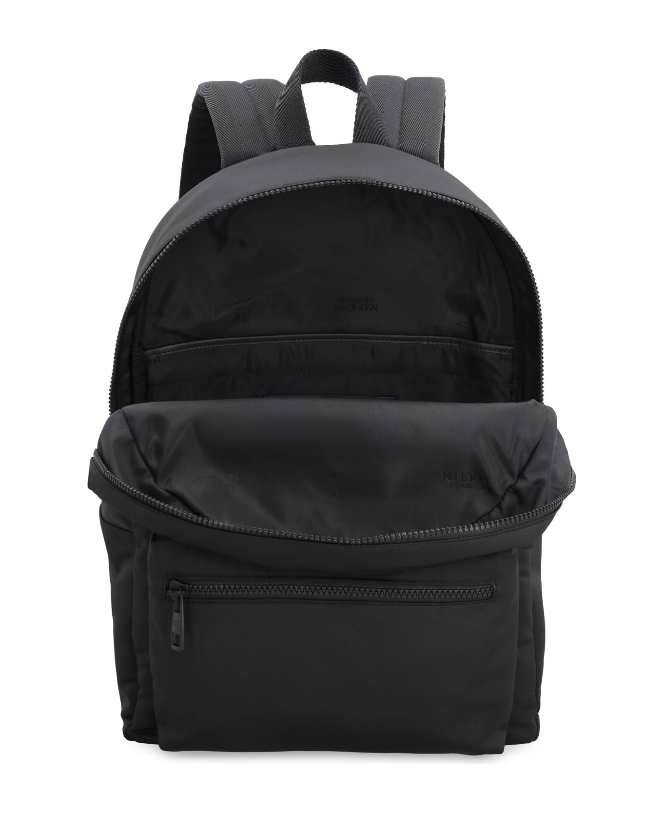 Alexander McQueen Metropolitan Logo Detail Backpack - black