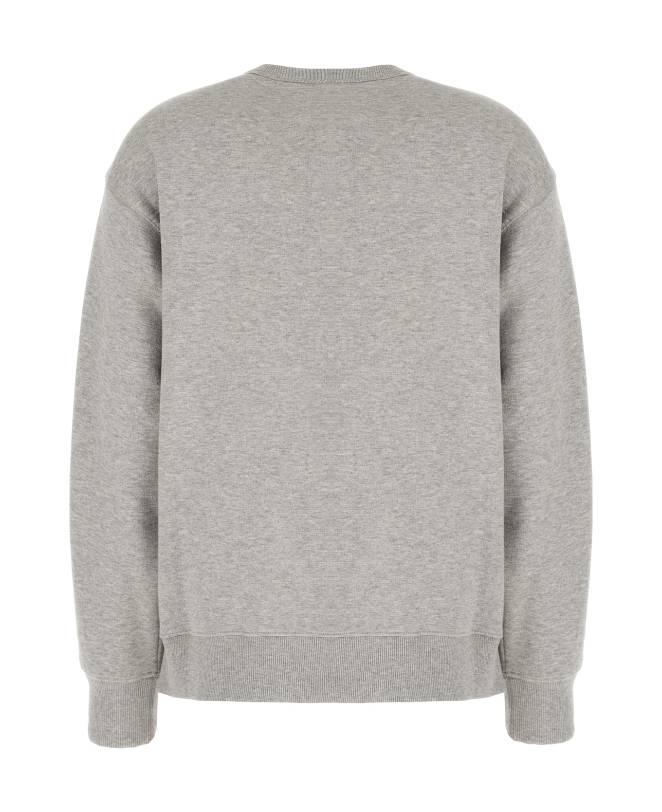 Valentino Garavani Grey Cotton Blend Oversize Sweatshirt - GRIGIO MELANGE