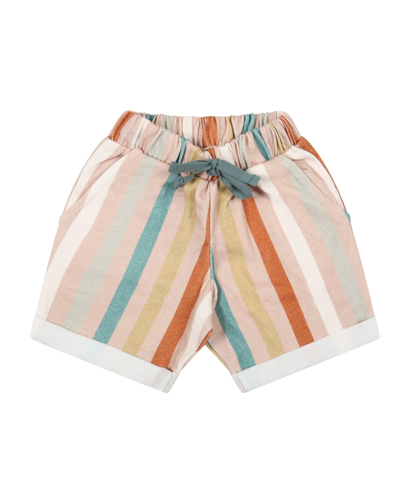 Coco Au Lait Multicolor Shorts For Baby Girl - Multicolor