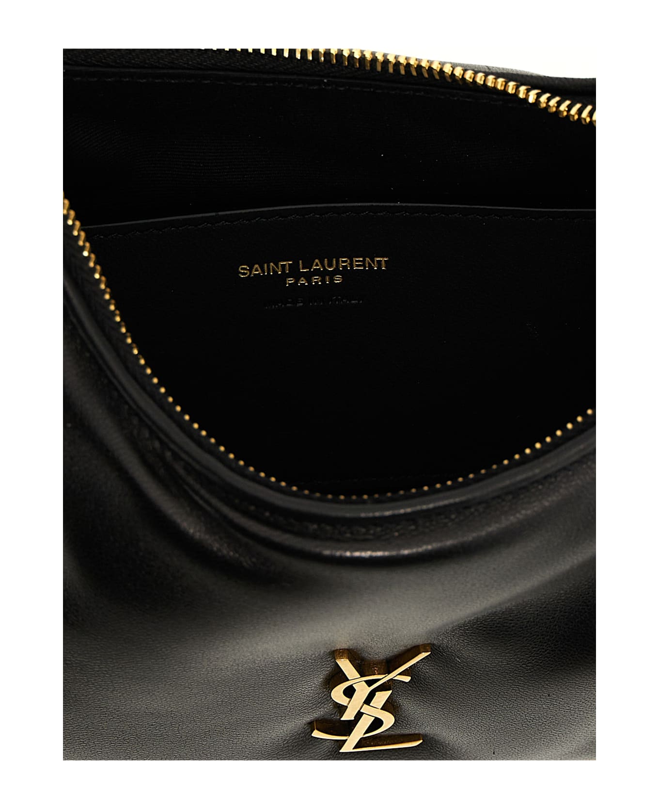 Saint Laurent 
hobo Calypso
 Mini Shoulder Bag - Black  
