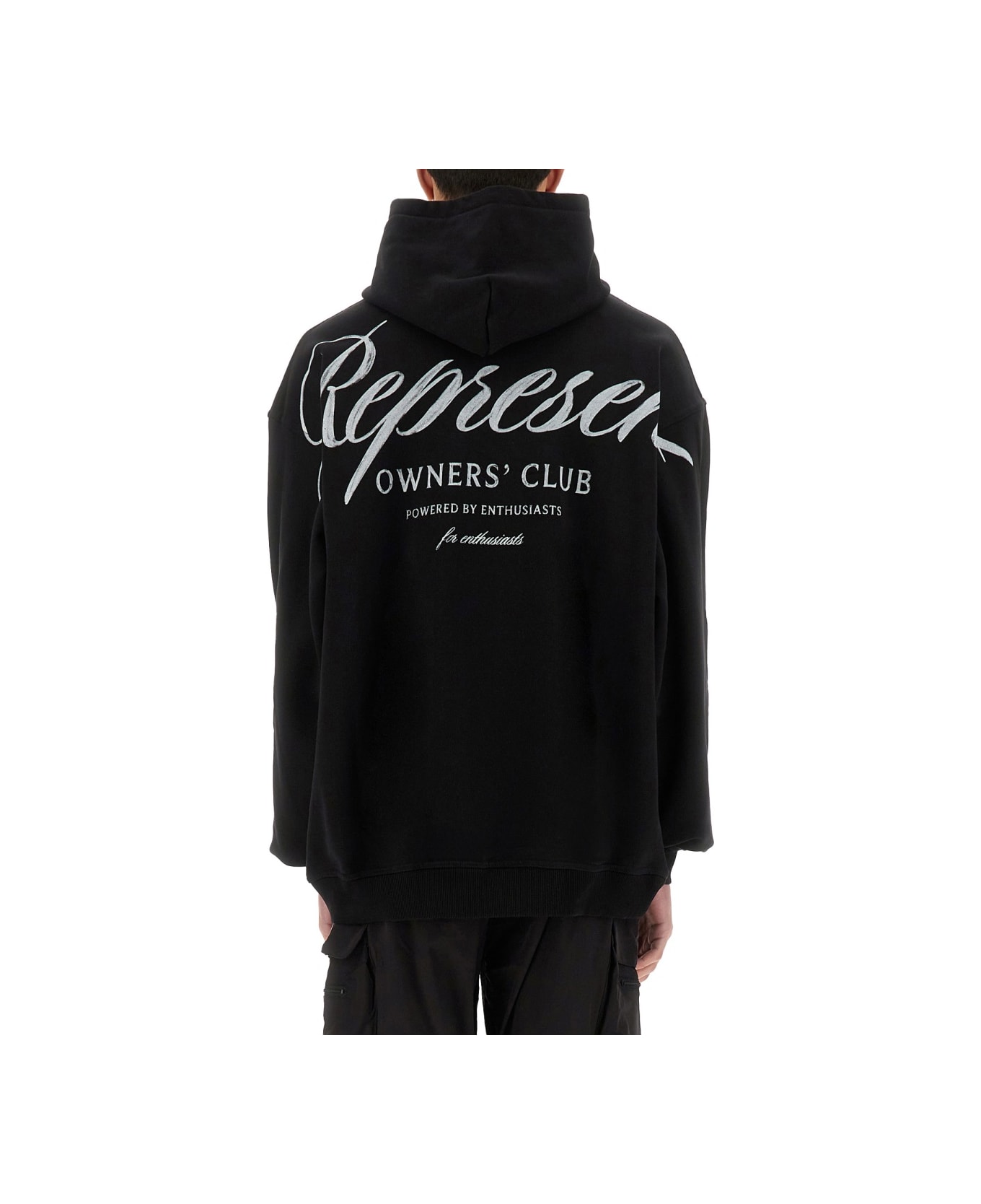 REPRESENT Hoodie - BLACK