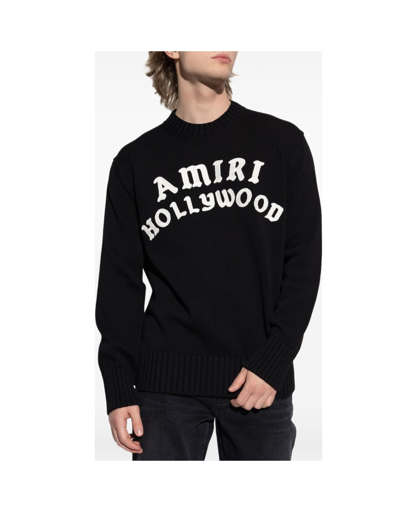 AMIRI Hollywood Sweater With Embroidery - Black