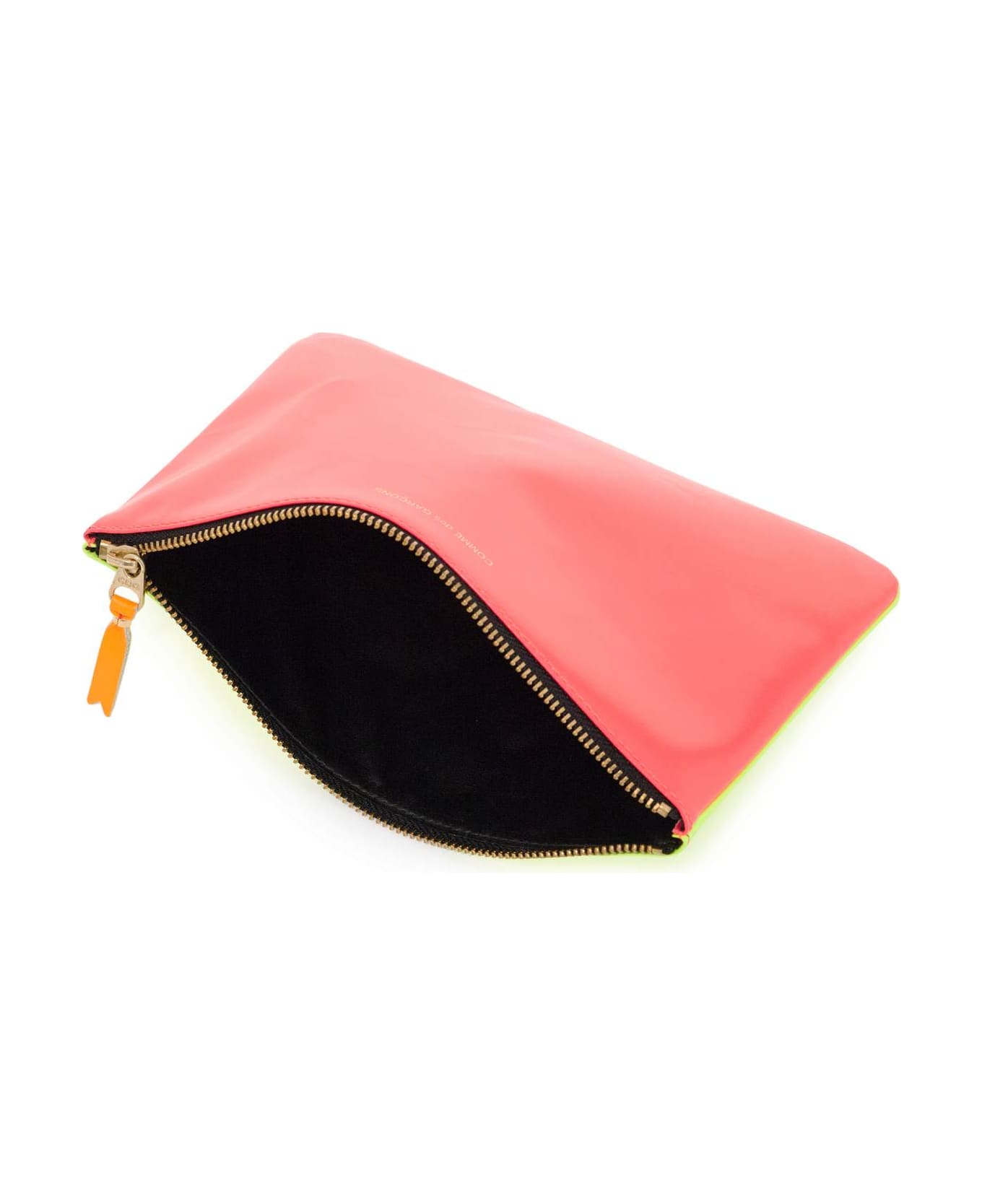 Comme des Garçons Wallet Super Fluo Pouch - PINK YELLOW (Fuchsia)