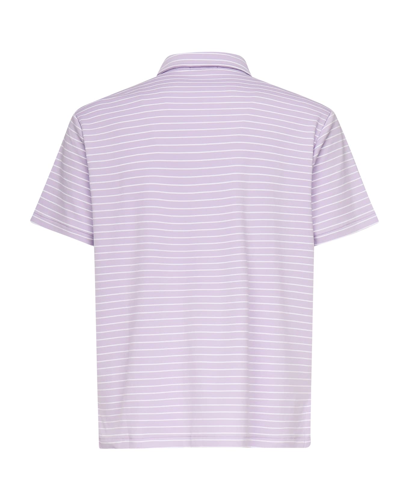 Polo Ralph Lauren Pony Striped Polo - PURPLE