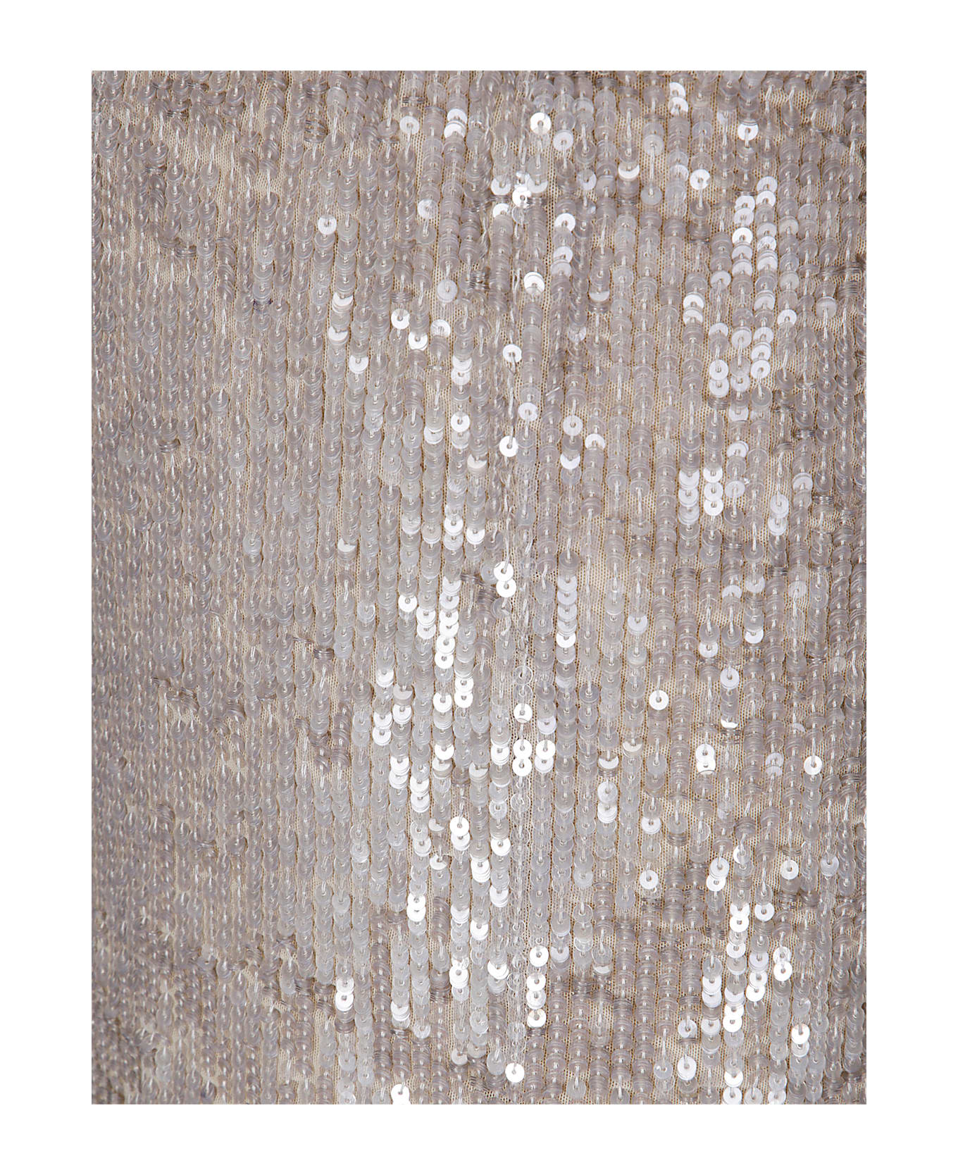 Parosh Silver Gong Straight-leg Trousers - MELANGE GRAY CHAIR
