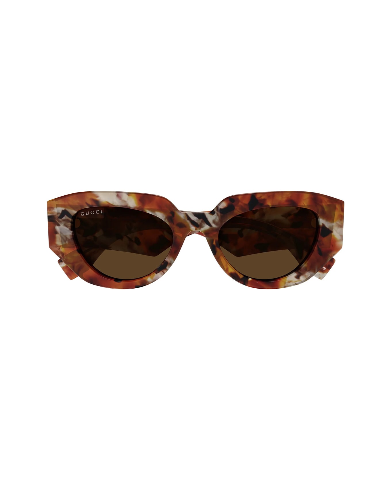 Gucci Eyewear Gucci Gg2007s Linea Re-ace 002 Havana Brown Sunglasses - Havana