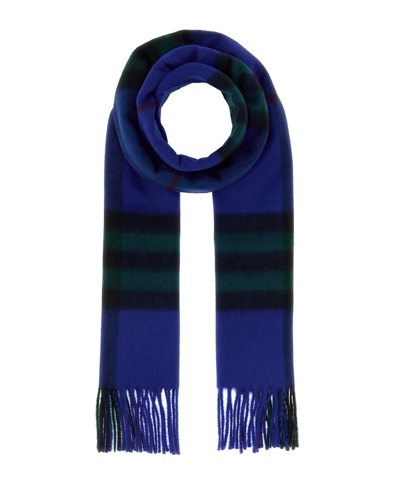 Burberry Embroidered Cashmere Scarf - KNIGHT スカーフ