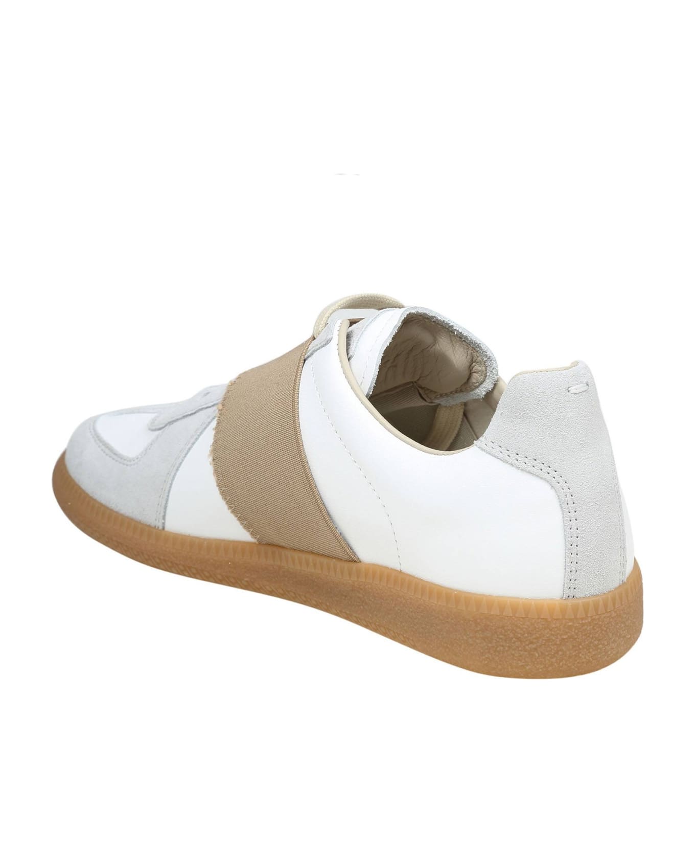 Maison Margiela Replica Sneakers With Elastic Band - WHITE