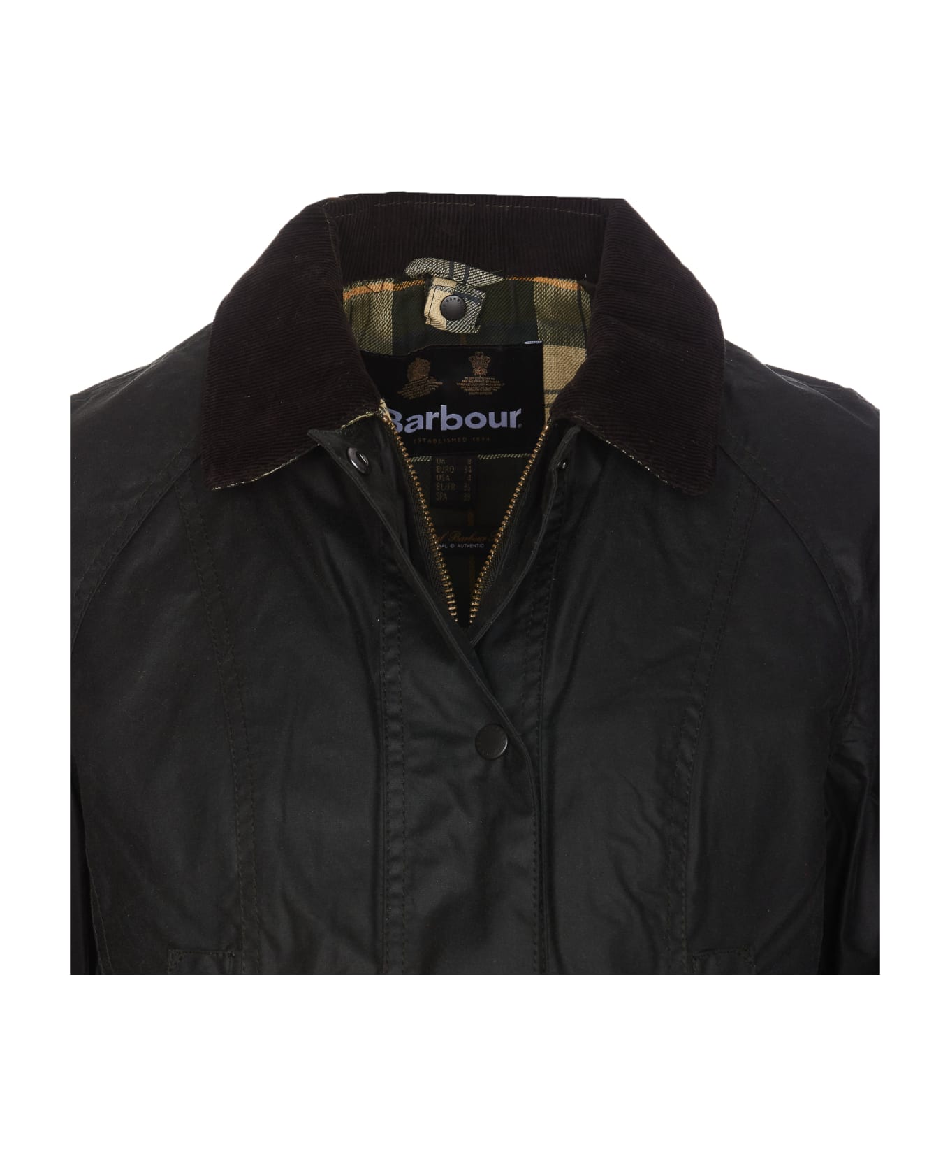 Barbour Beadnell Wax Jacket - Green ブレザー