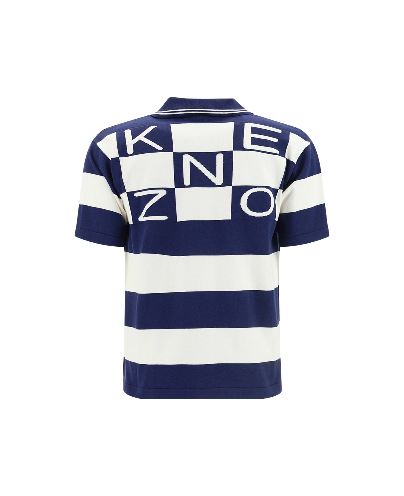 Kenzo Nautical Graphic Polo - Blue ポロシャツ