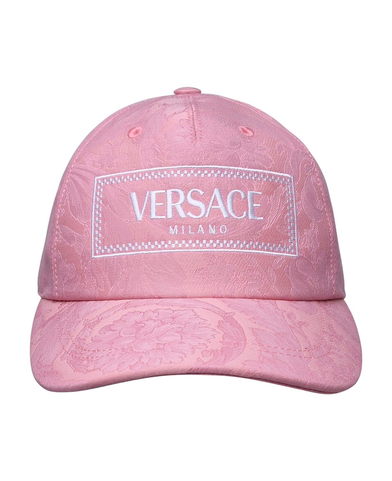 Versace Pink Cotton Hat - DENIM