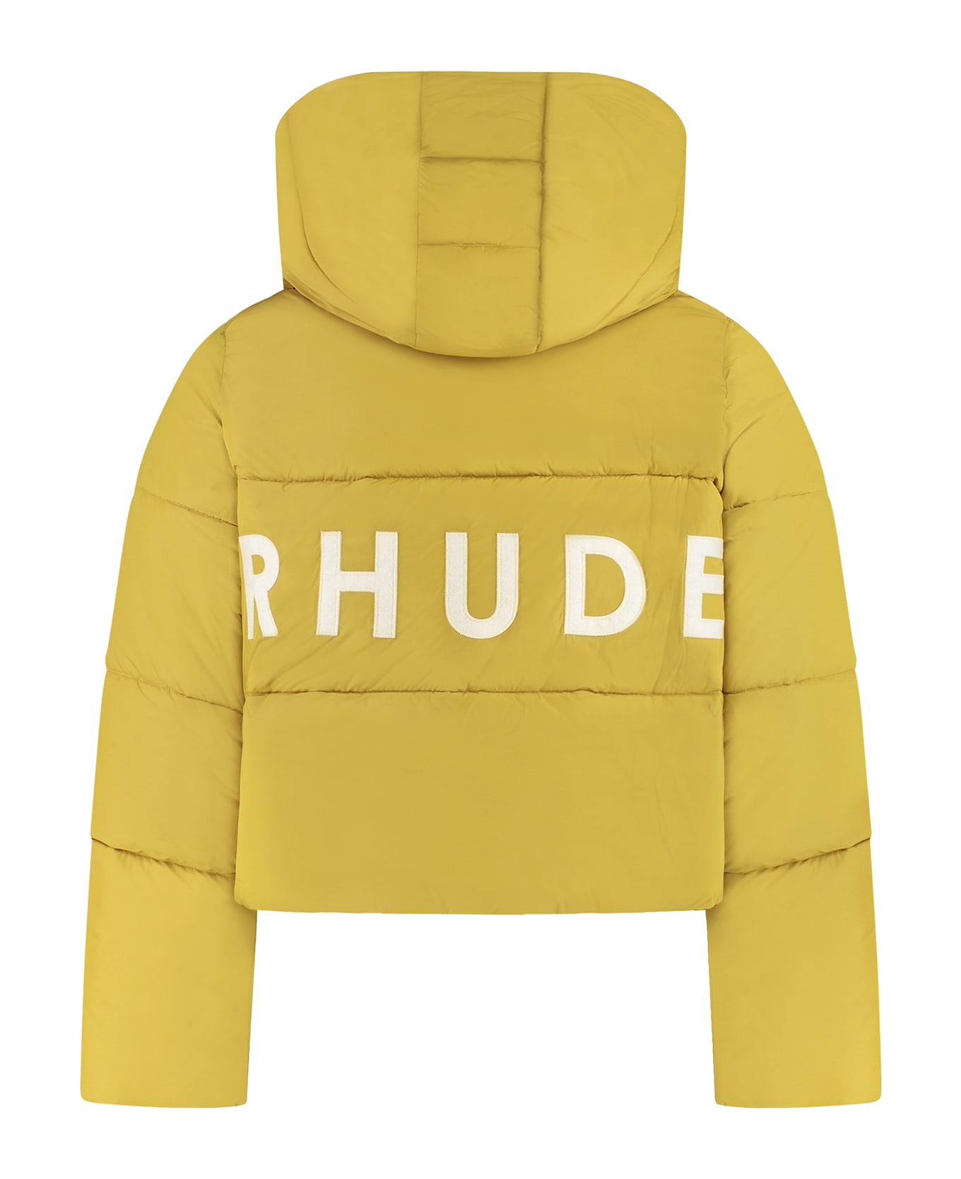 Rhude Hooded Down Jacket - green