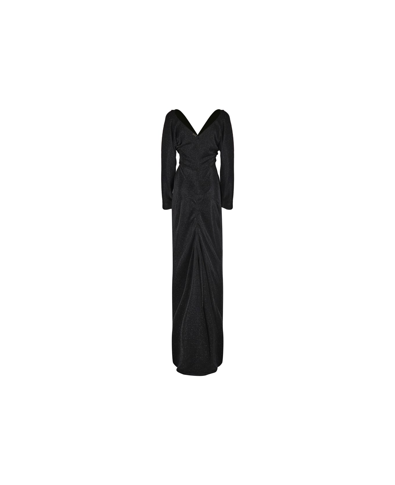 Rhea Costa Glitter Long Sleeve Dress - Black ワンピース＆ドレス