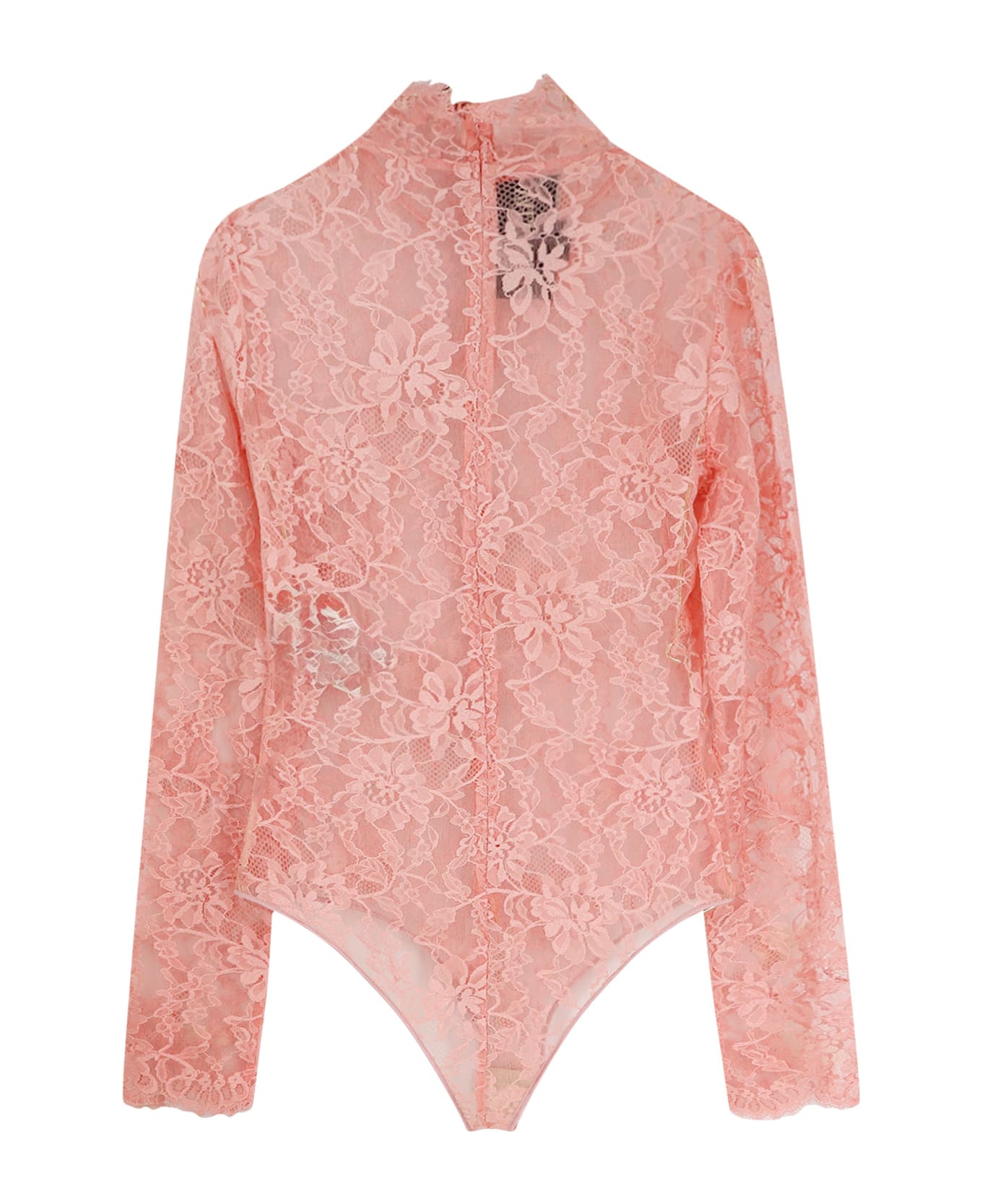 Valentino Lace Body Top - PEACH ROSE
