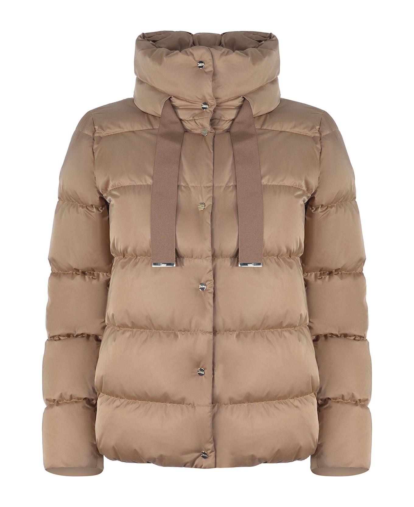 Herno Down Jacket Herno Made Of Satin - Camel