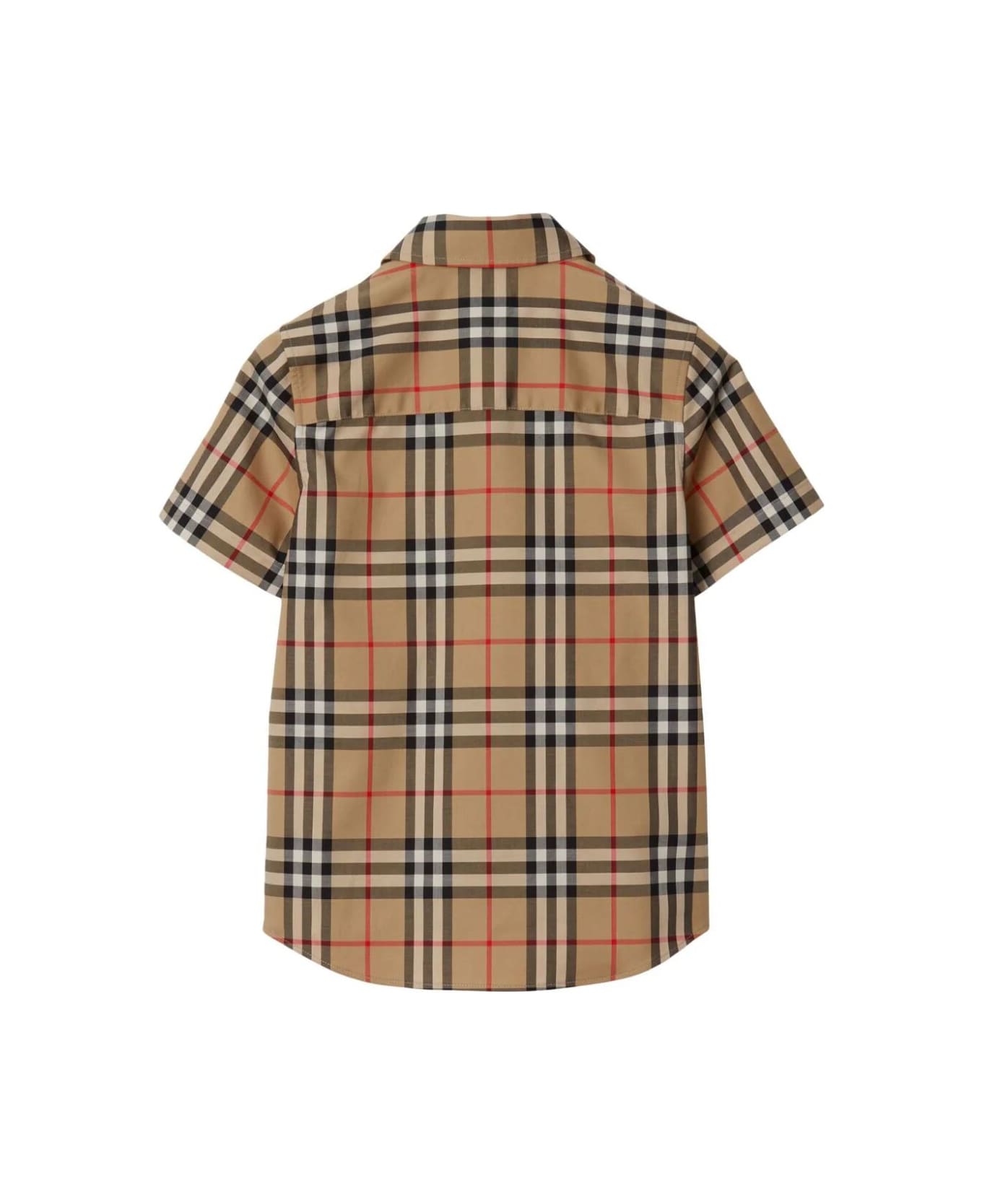 Burberry Kb5 Owen Short Sleeves Shirt - Archive Beige Ip Chk
