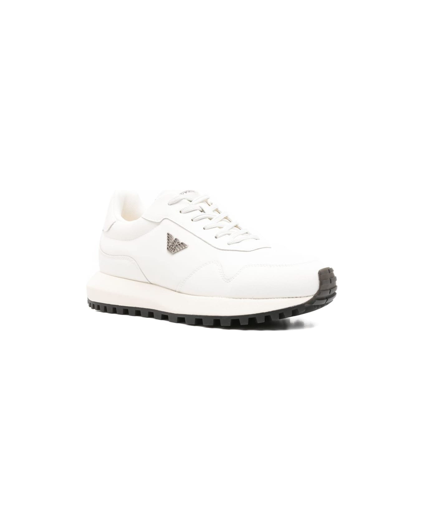 Emporio Armani Logo Sneakers - White