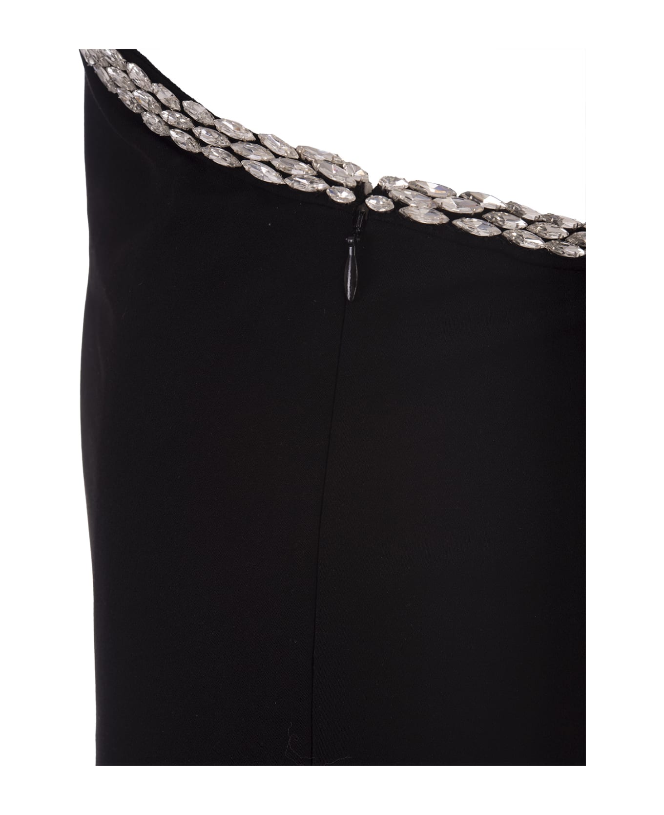 retrofete Sharlene Dress In Black And Silver - Black