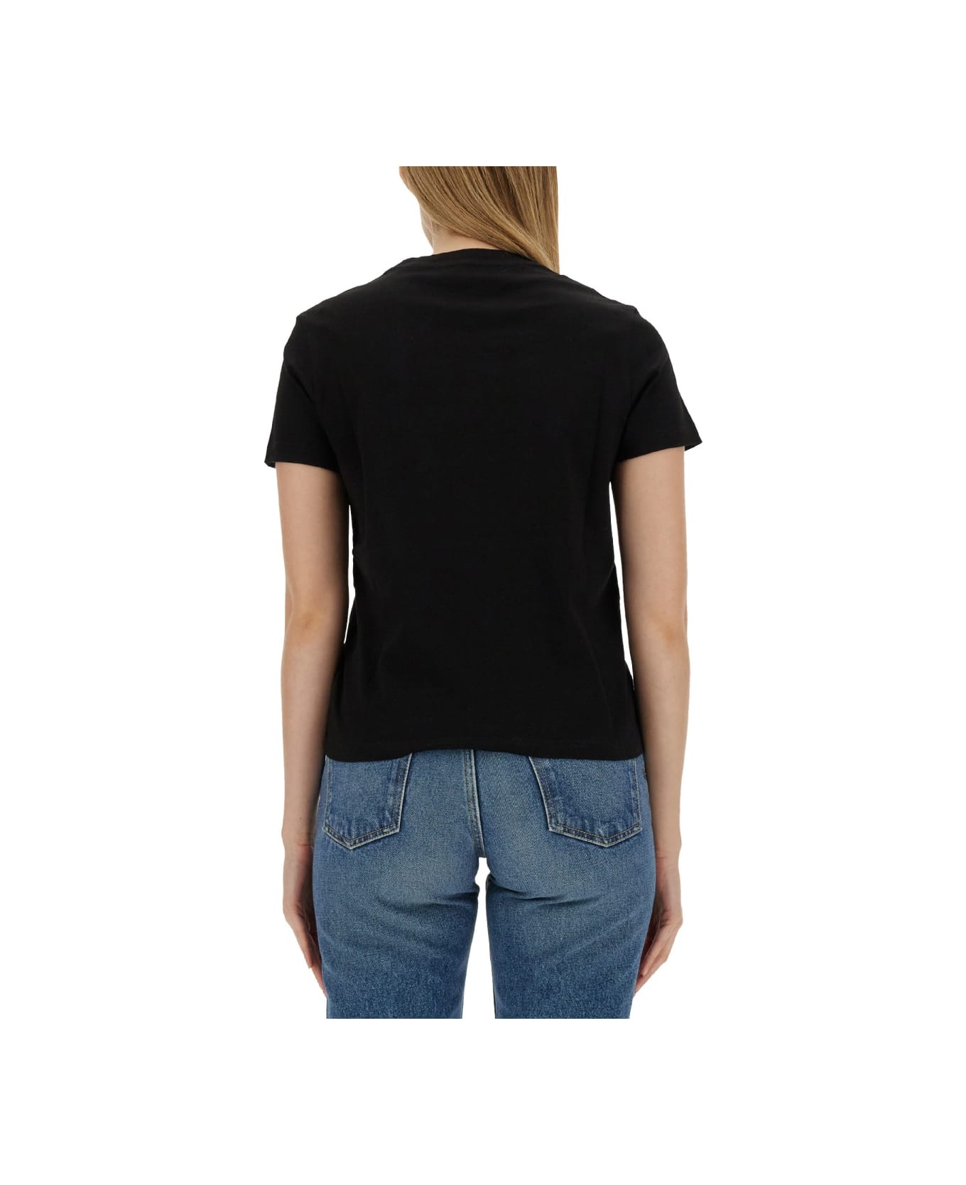 Lanvin T-shirt With Logo - BLACK Tシャツ