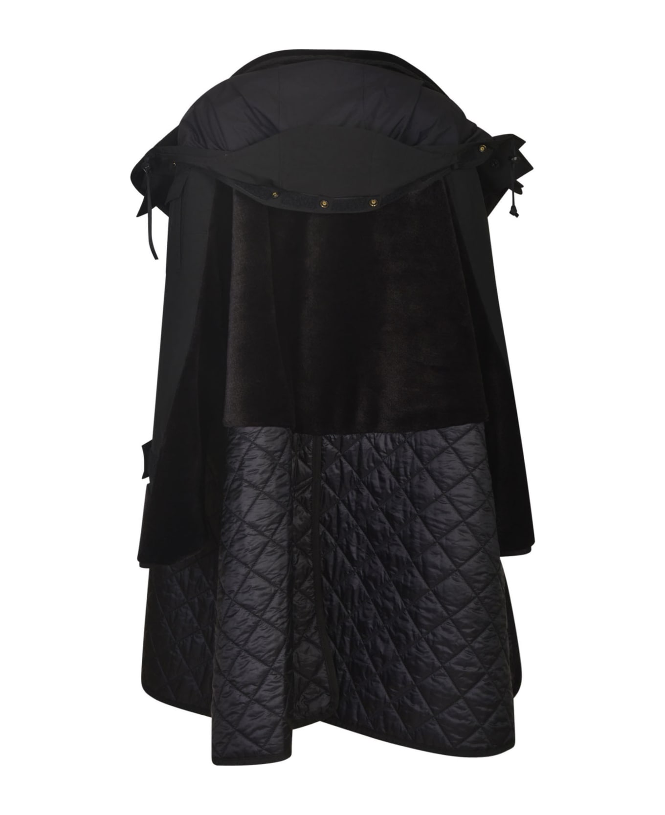 Junya Watanabe Quilted Cape - Black
