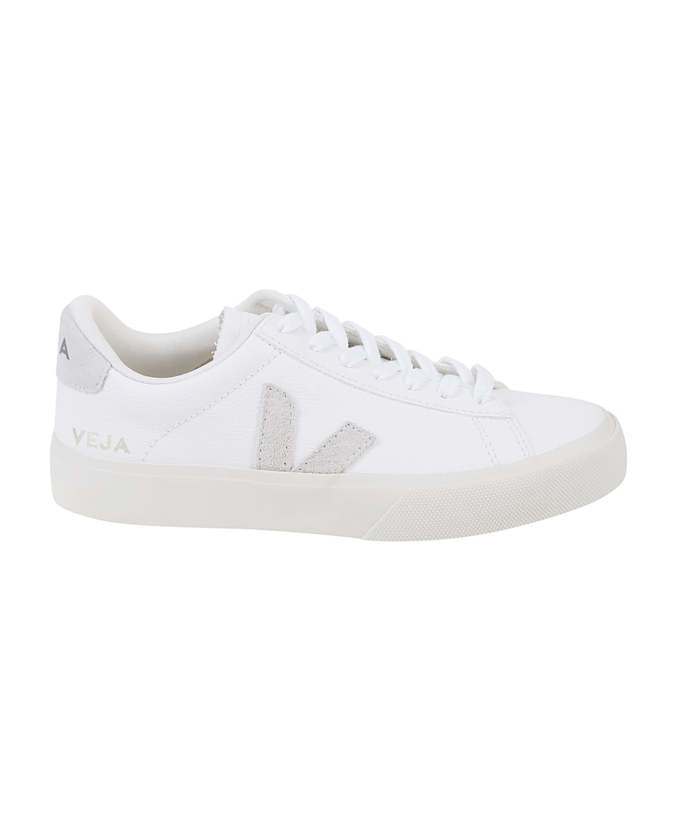 Veja Campo Chromefree - Extra White Natural Suede