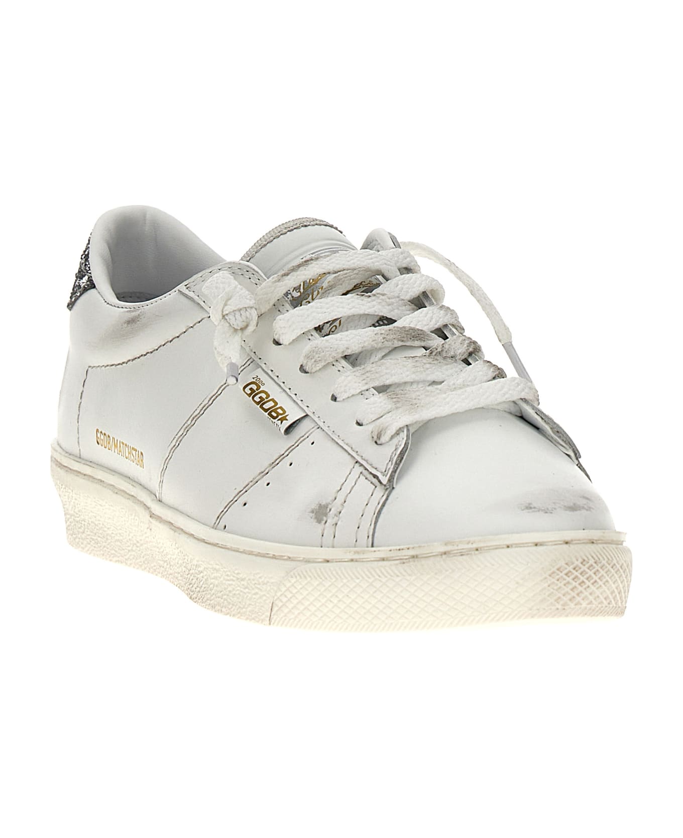 Golden Goose Matchstar Sneakers - Silver