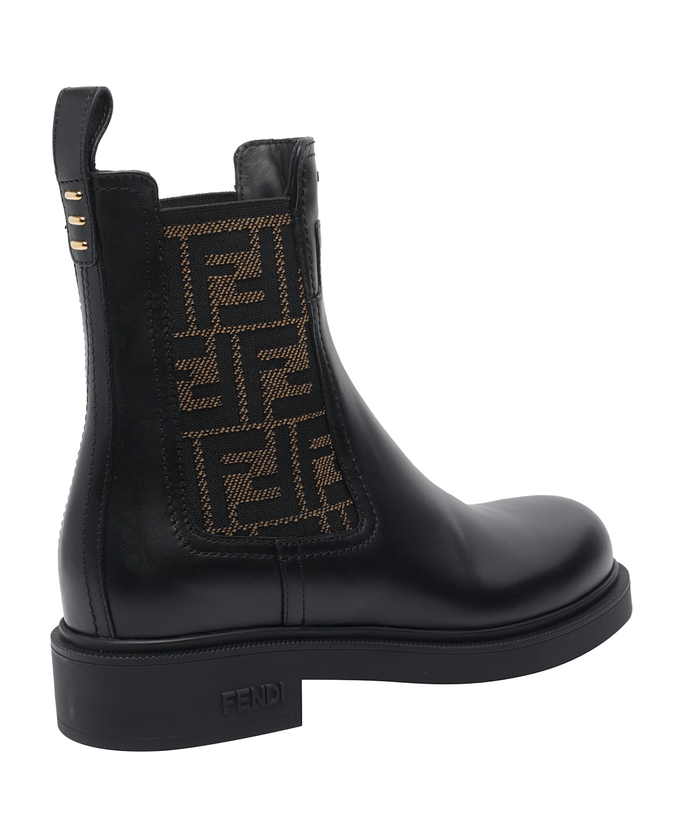 Fendi Filo Booties - Brown