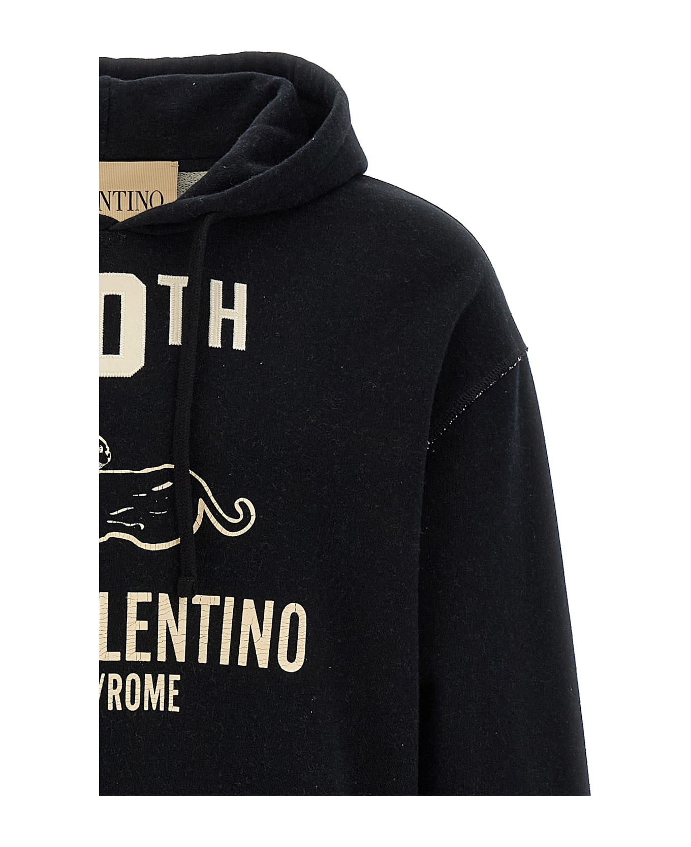 Valentino Garavani Printed Valentino Garavani Hoodie - Black  
