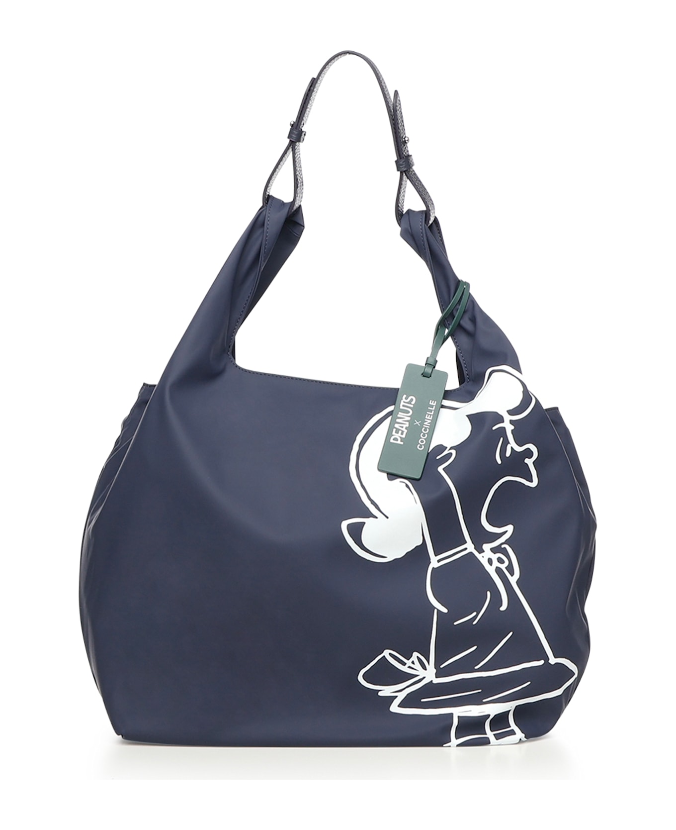 Coccinelle Coated Fabric Tote Bag - MIDN.BL/MIDN.BL