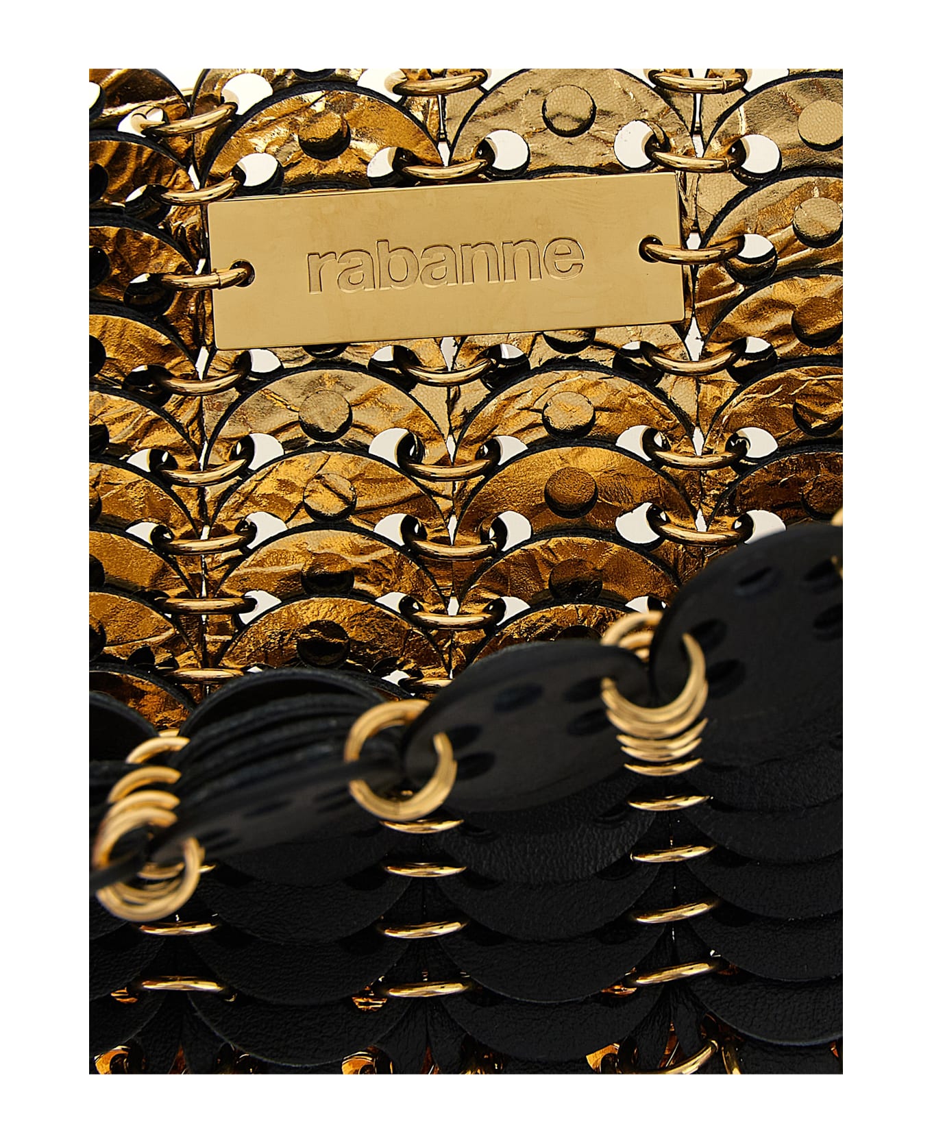 Paco Rabanne 
1969 Nano Flip
 Reversible Shoulder Strap - Black  
