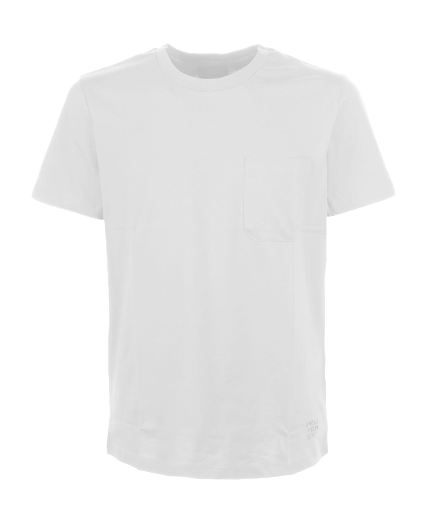 Peuterey White T-shirt With Pocket - BIANCO