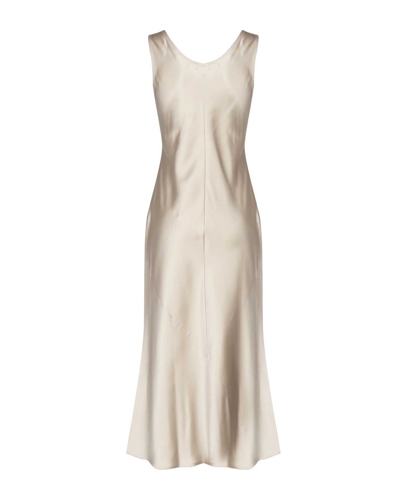 Max Mara Banjo Midi Dress - Beige