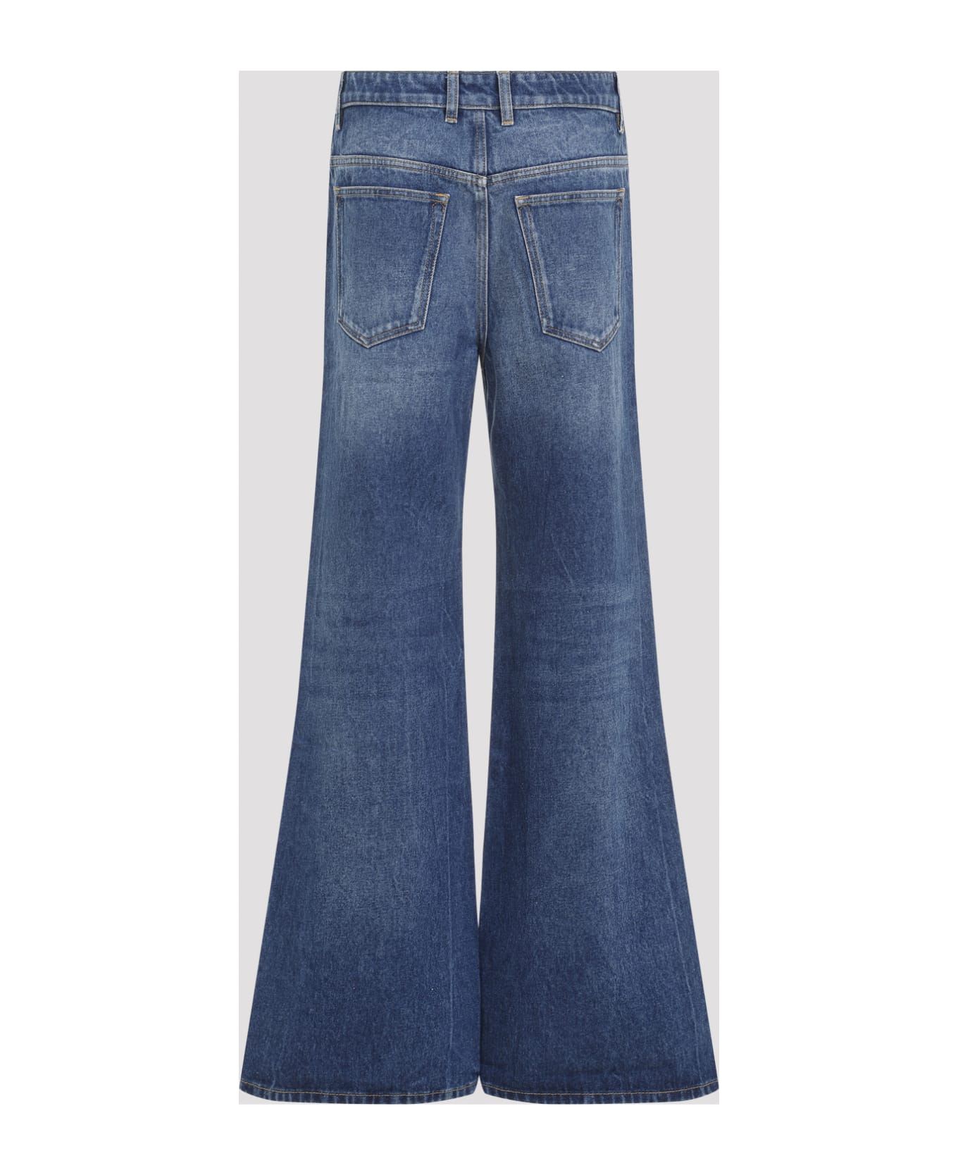 Paco Rabanne Wide Leg Pants - Blue