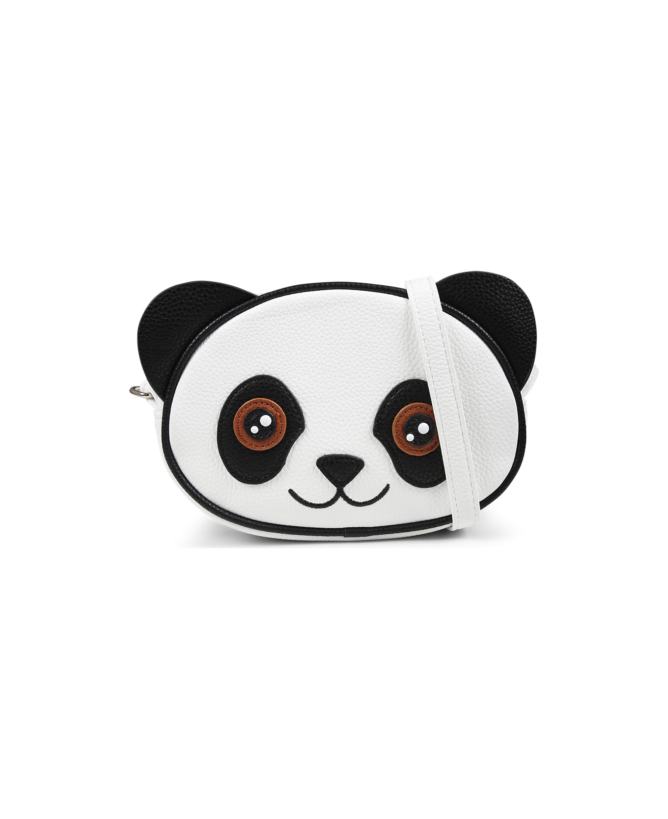 Molo White Bag For Girl With Panda - White