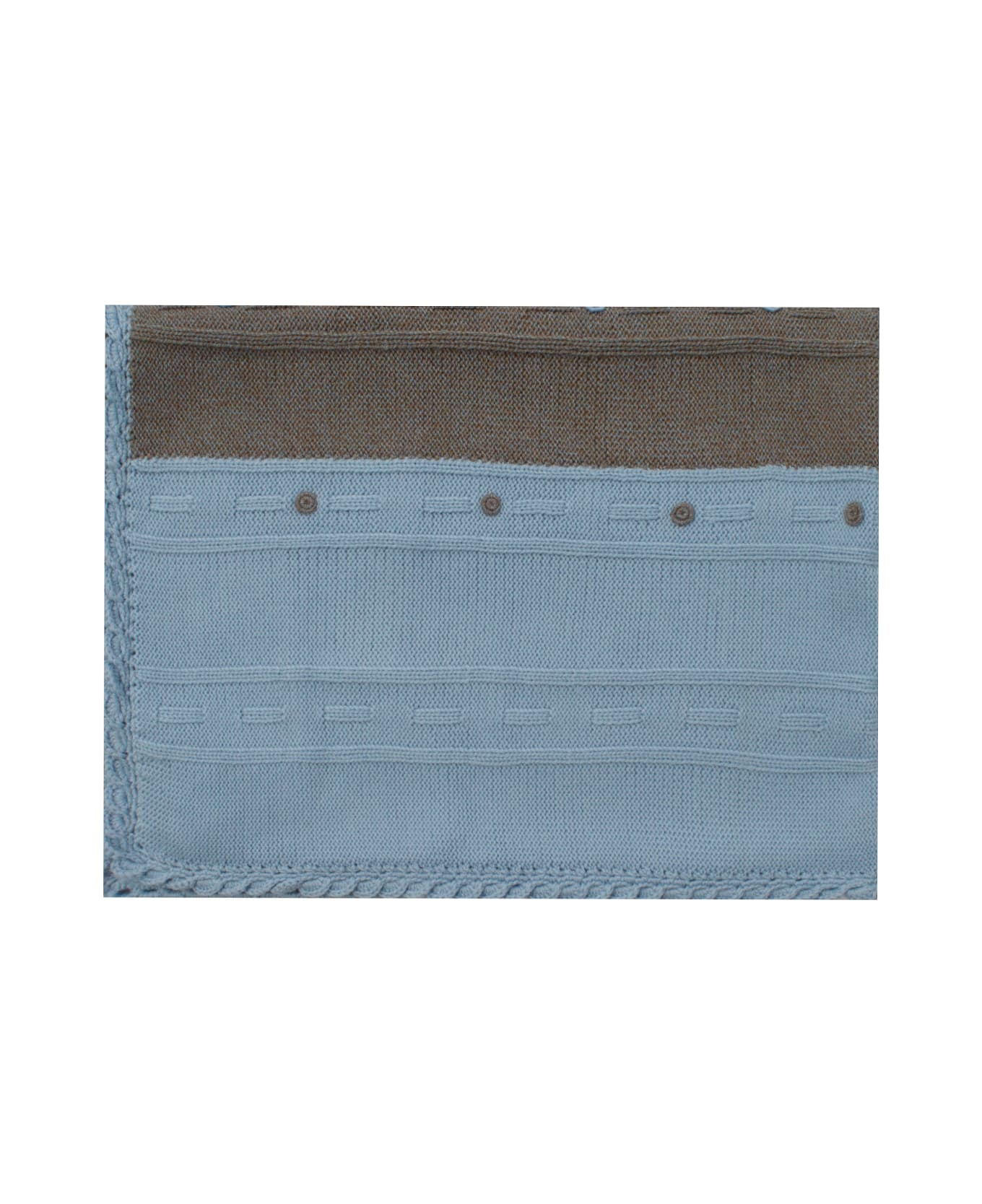 Piccola Giuggiola Wool Knit Blanket - Multicolor