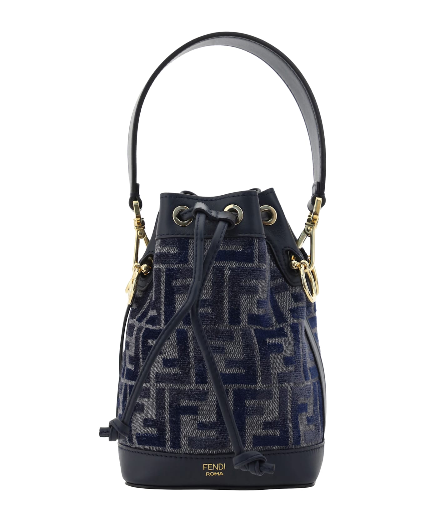 Fendi Mon Tresor Ff Motif Bucket Bag - Bl+grigio+bl Nott+os