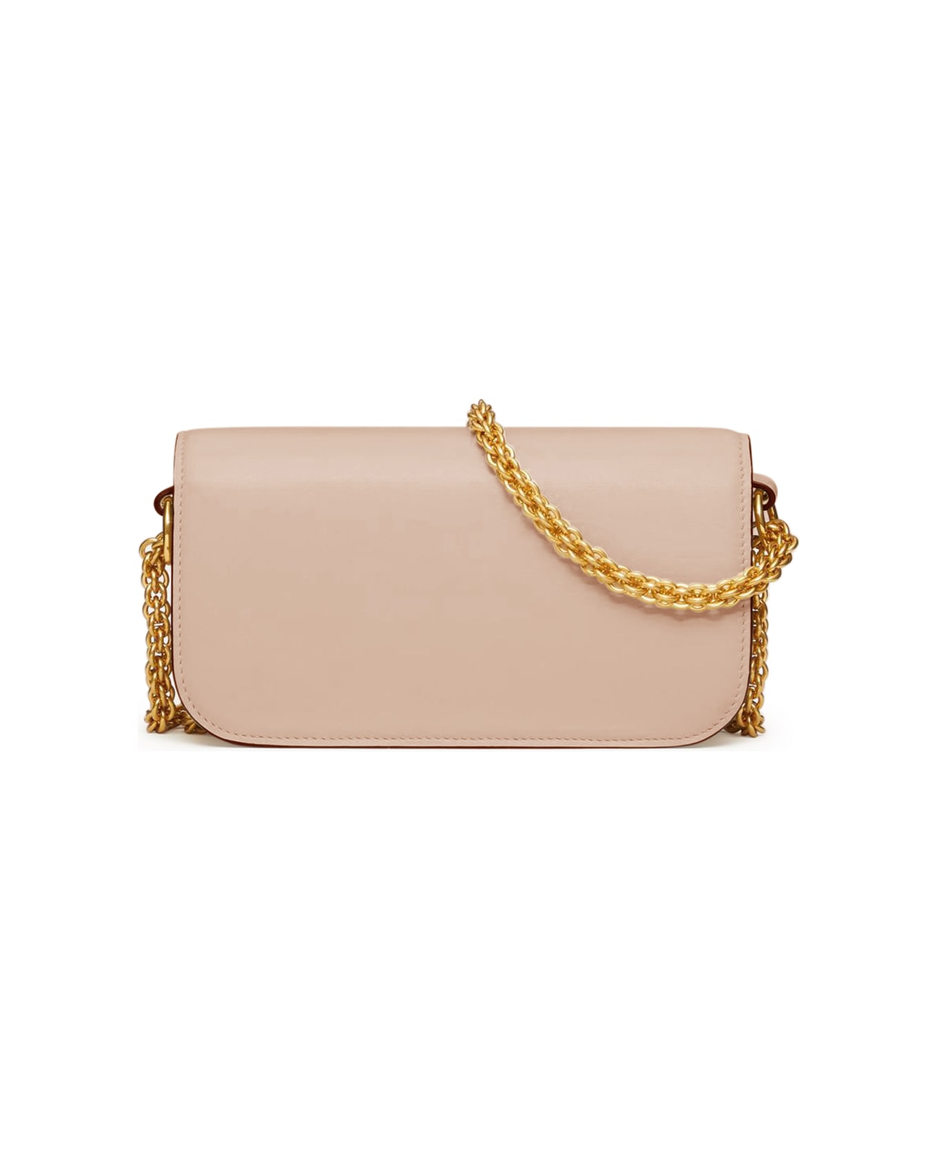 Valentino Garavani Locò Small Shoulder Bag In Calfskin - Pink & Purple