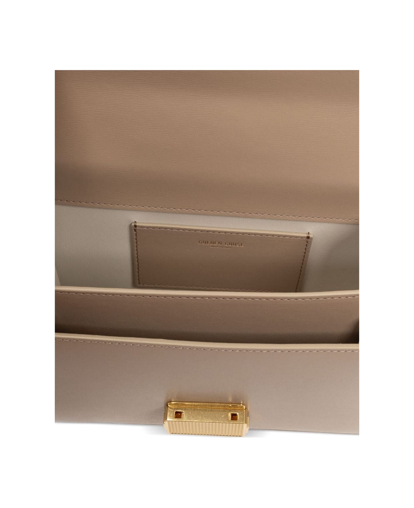 Golden Goose Venezia Leather Crossbody Bag - Cappuccino